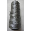 SILVER GRAY - 275+ Yards Viscose Rayon Art Silk Thread Yarn - Embroidery Crochet Knitting Lace Trim Jewelry